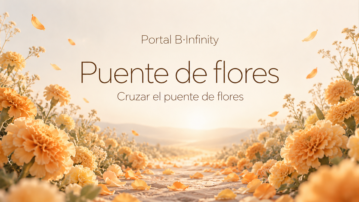 Cruzar el Puente de Flores · Portal B·Infinity