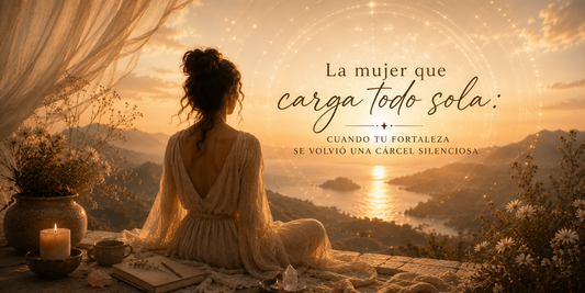 La mujer que carga todo sola