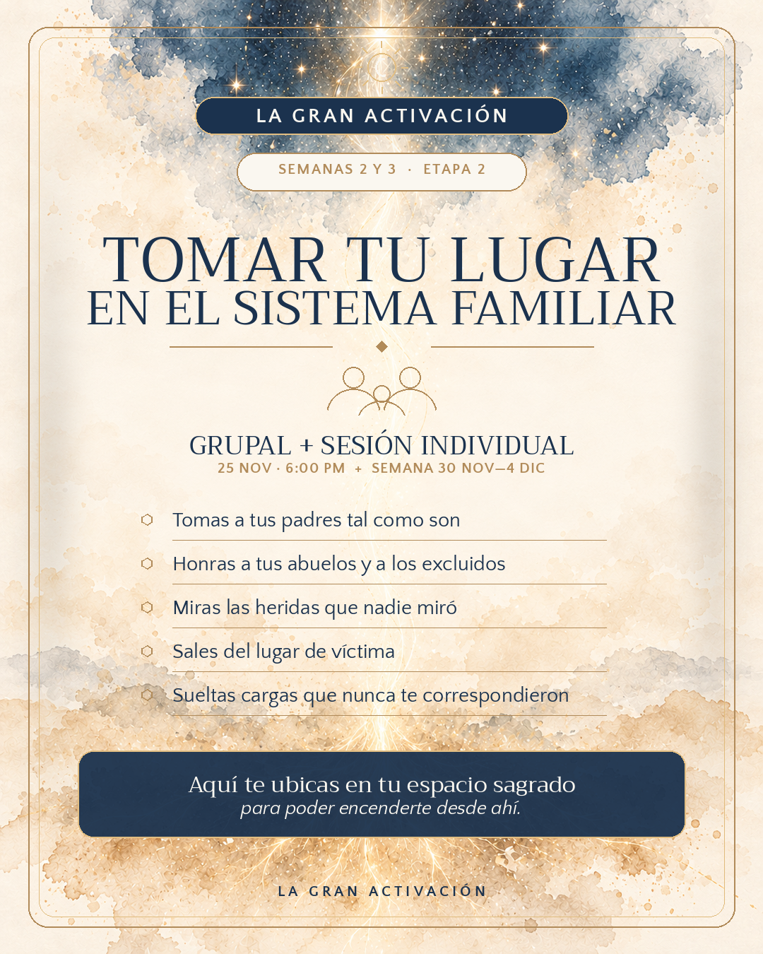 La Gran Activación · Generación Noviembre 2026