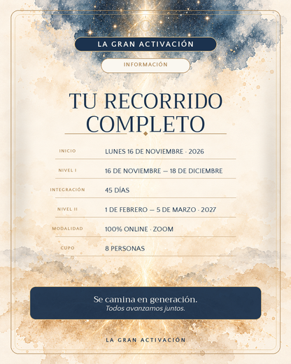 La Gran Activación · Generación Noviembre 2026