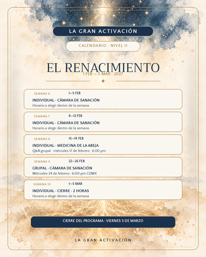 La Gran Activación · Generación Noviembre 2026
