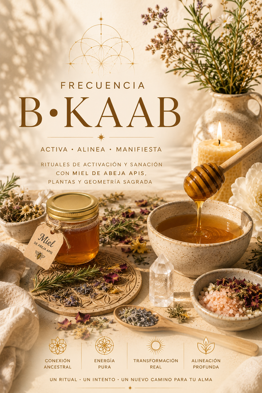 B·KAAB — Ritual de Miel Sagrada |  Conexión Ancestral · Transformación Real